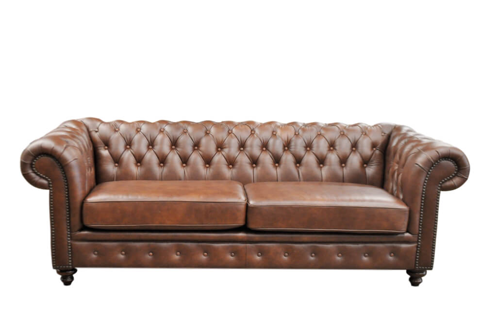 Front View of Colchester Sofa with Dimensions