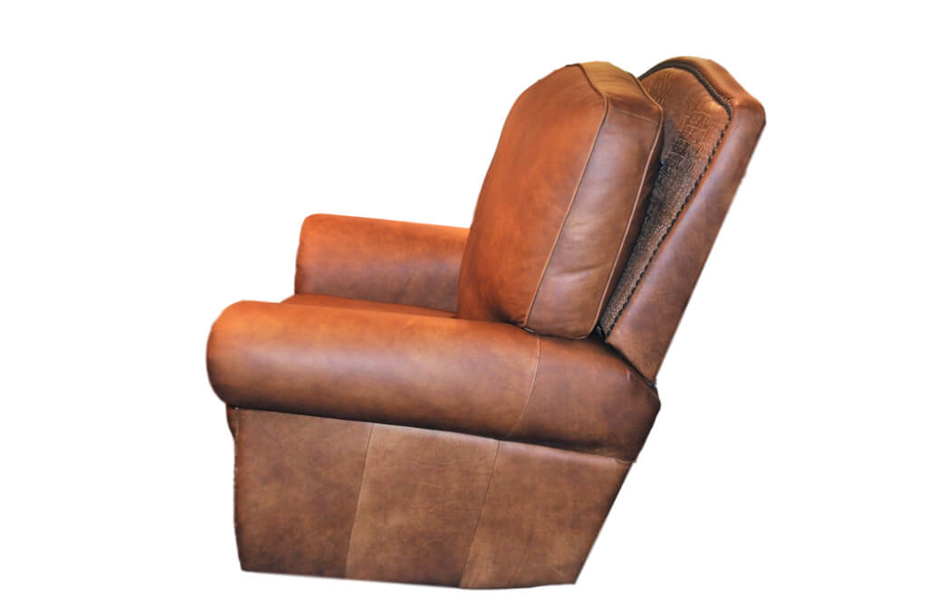 Life Side View, Silverado Recliner with Dimensions