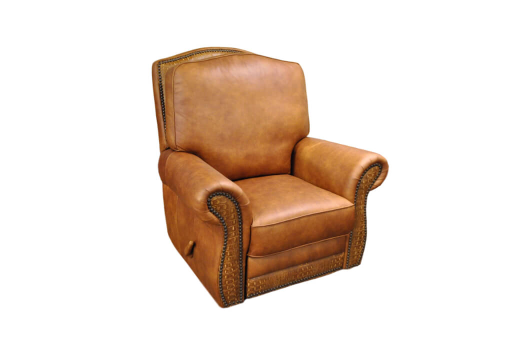 Front View, Silverado Recliner with Dimensions